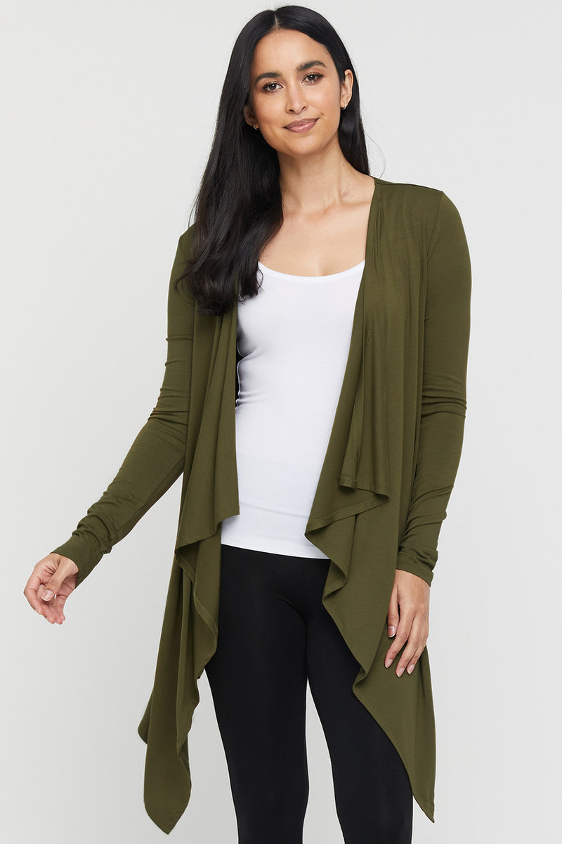 Waterfall drape sale cardigan