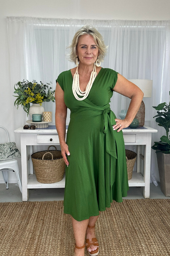 Wrap Dress - Garden