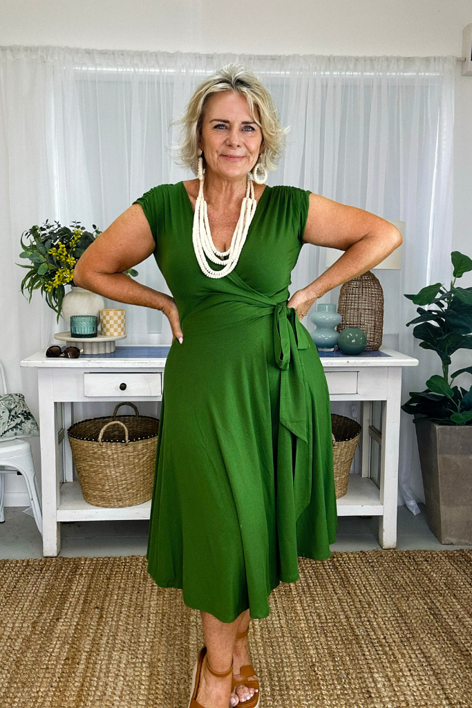 Wrap Dress - Garden