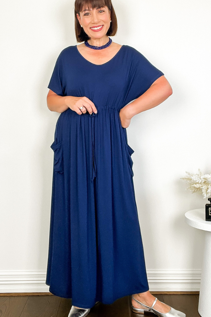 Mila Maxi Dress - Navy