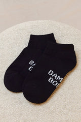 Bamboo Ankle Socks 2 Pack - Black