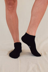 Bamboo Ankle Socks 2 Pack - Black