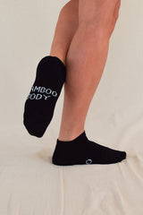 Bamboo Ankle Socks 2 Pack - Black