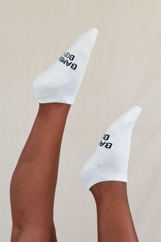 Women's Bamboo Ankle Socks 2 Pack - White