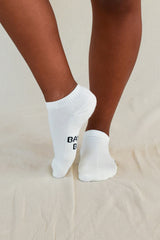 Bamboo Ankle Socks 2 Pack - White