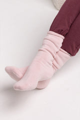 Bamboo Bed Socks - Pink