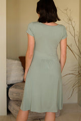 Beth Bamboo Dress - Sage