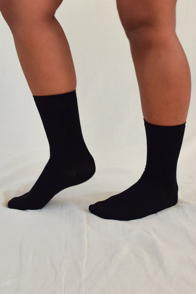 Women's Bamboo Business Socks 3 Pack - Black