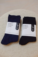 Bamboo Business Socks 3 Pack - Black