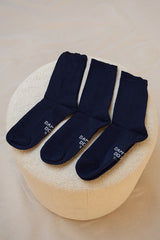 Bamboo Business Socks 3 Pack - Navy