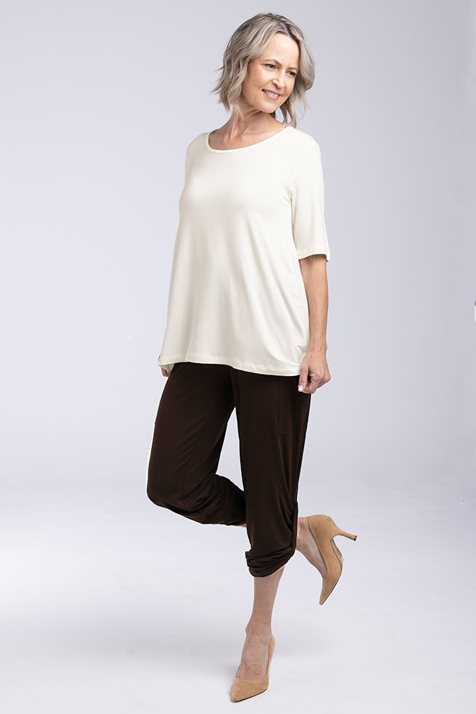 Carter Tunic Top - Ivory