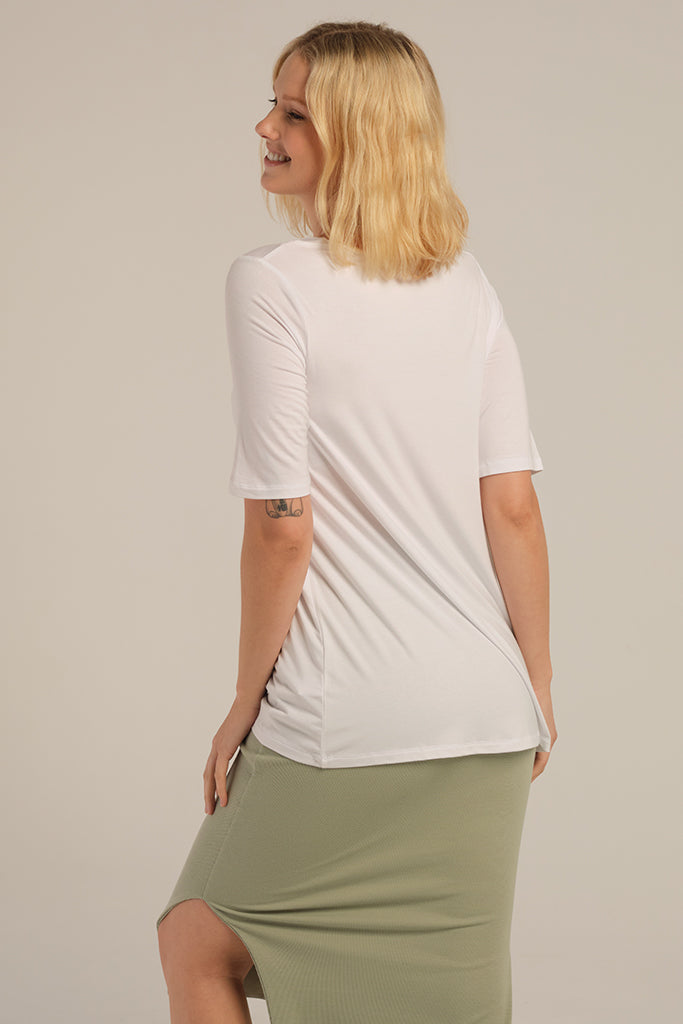 Carter Tunic Top - White