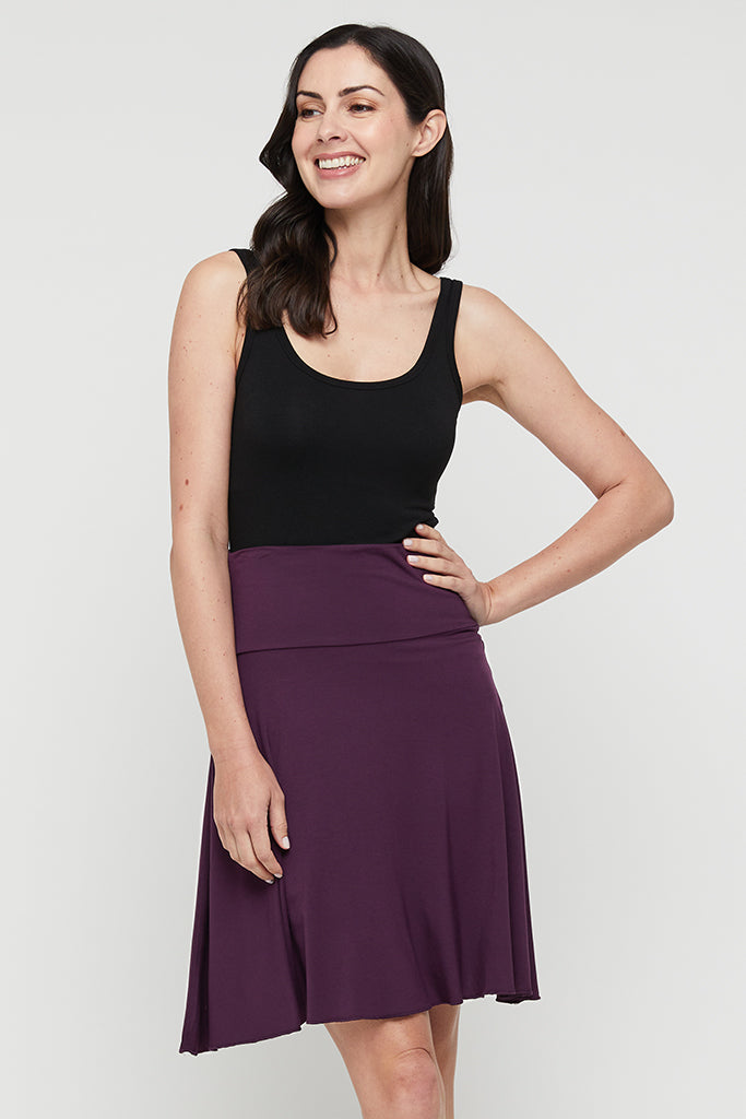 Cate Skirt - Plum