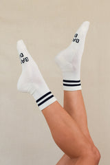 Bamboo Cushion Crew Socks 3 Pack - White