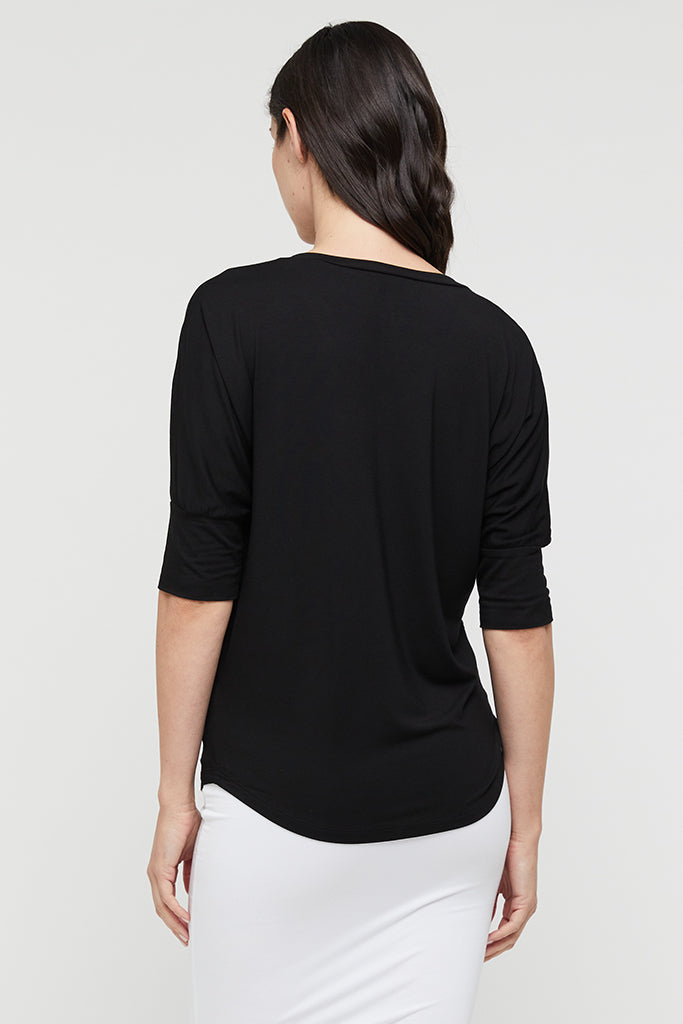 Dolman Sleeve Top - Black