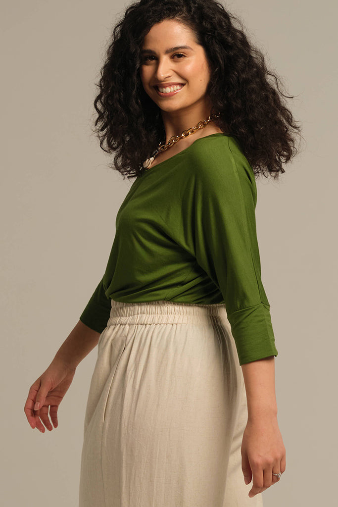 Dolman Sleeve Top - Garden