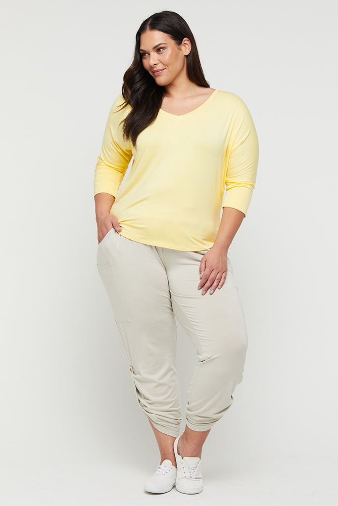 Dolman Sleeve Top - Limoncello