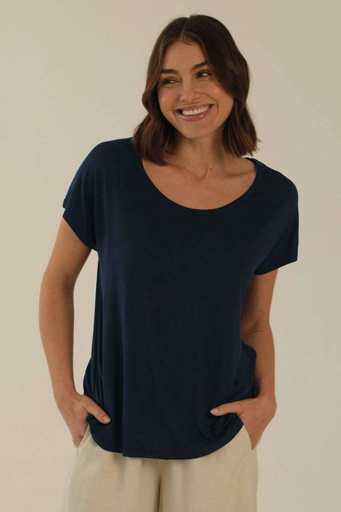 Eadie Top - Dark Navy