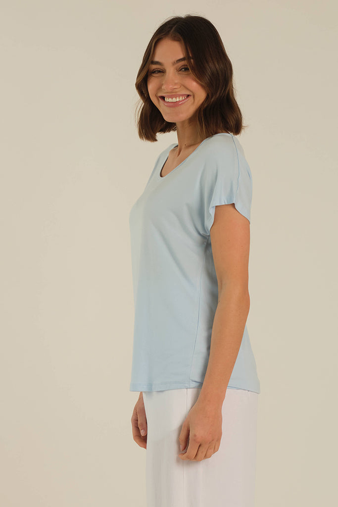 Eadie Top - Powder Blue