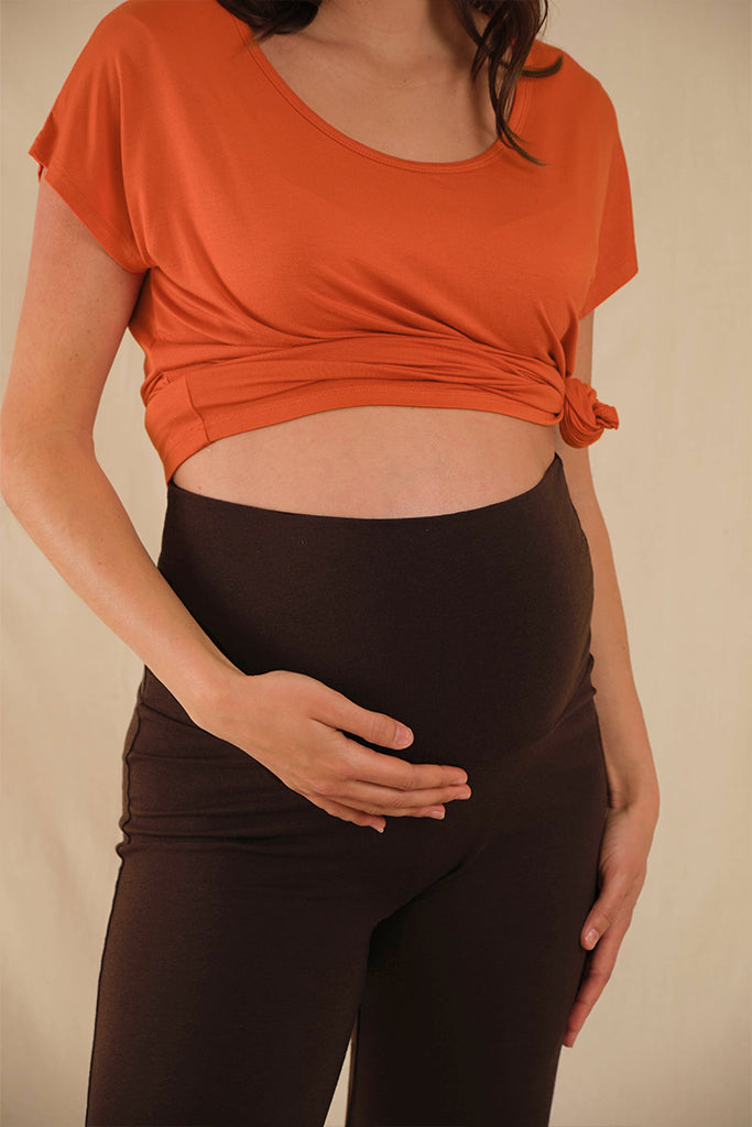 Eadie Maternity Top - Flame