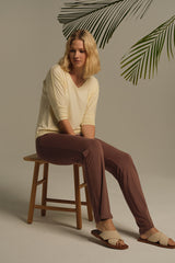 Essential Bamboo Pants - Mousse