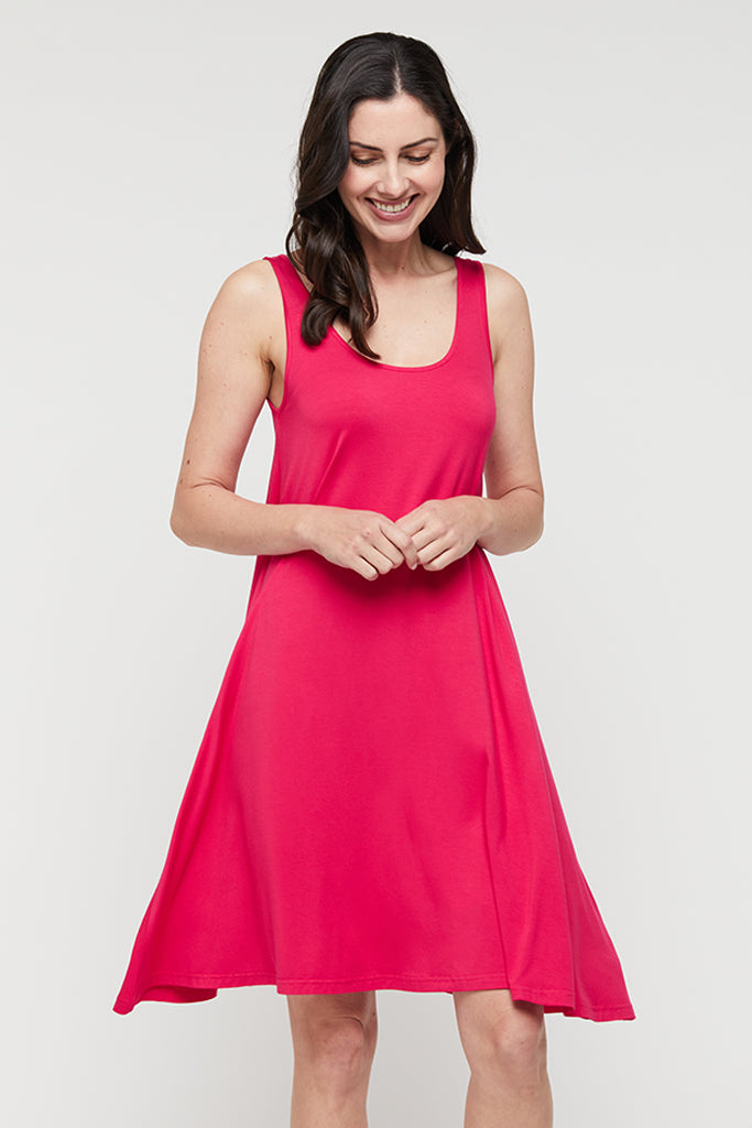 Swing Dress - Magenta