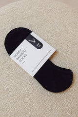 Hidden Bamboo Socks 2 Pack - Black