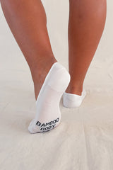 Hidden Bamboo Socks 2 Pack - White