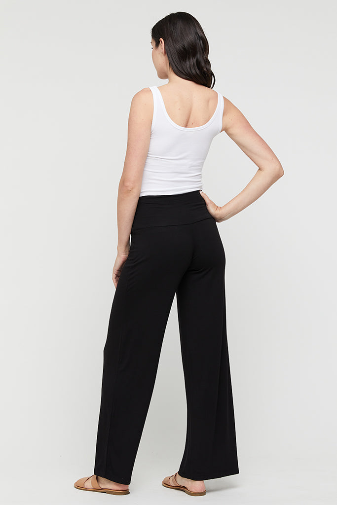 Luxe Wide Leg Pants - Black