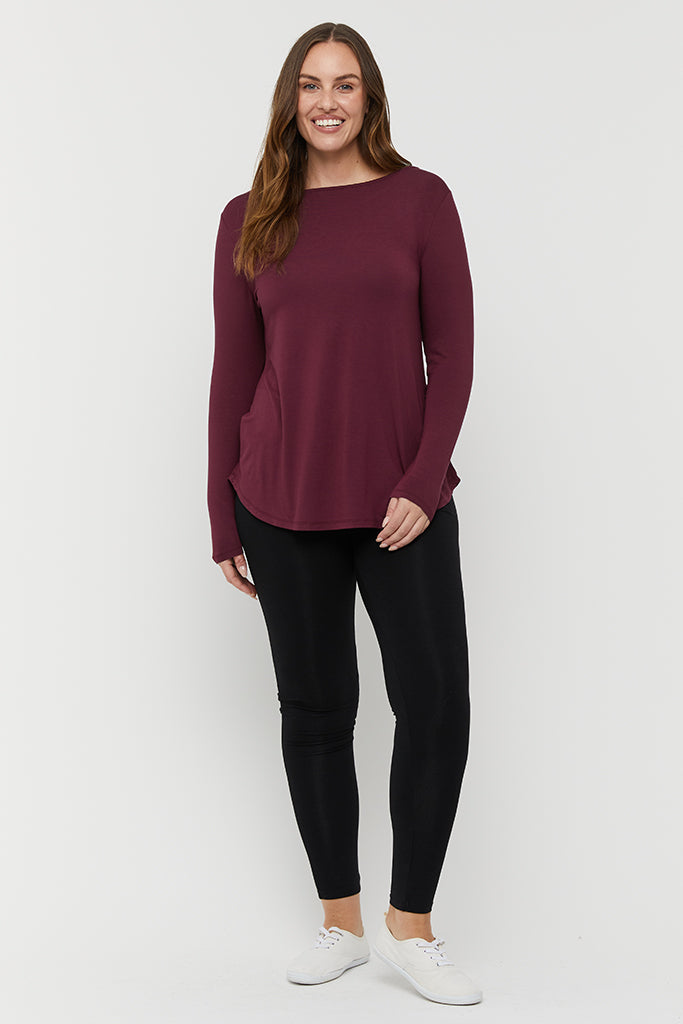 Margot Top - Burgundy