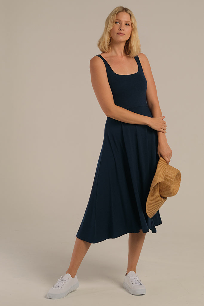 Melanie Dress - Dark Navy