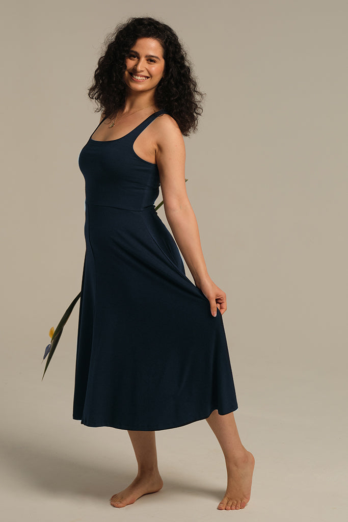 Melanie Dress - Dark Navy