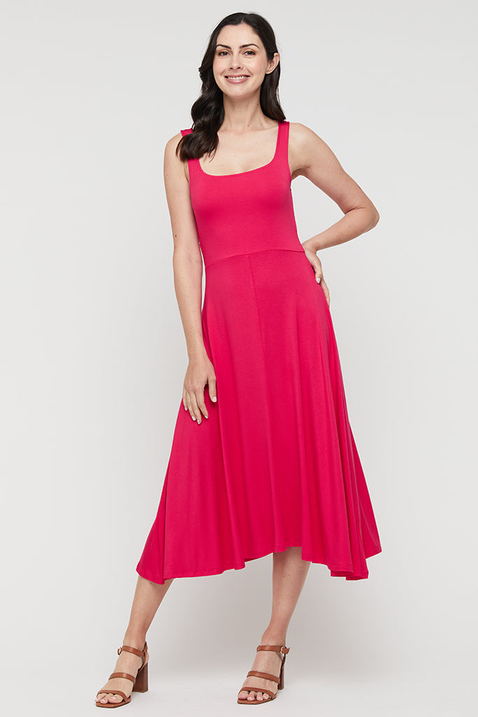 Melanie Dress - Magenta