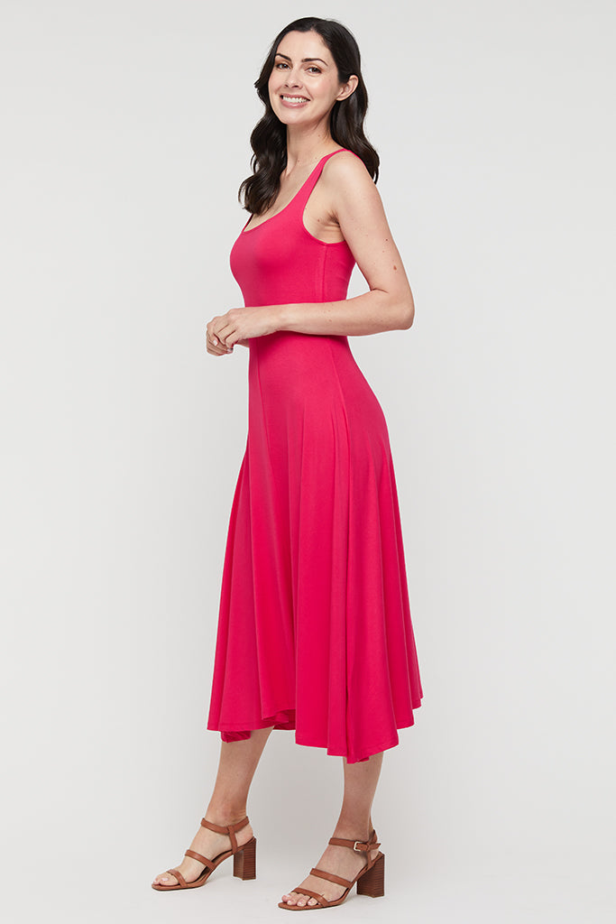 Melanie Dress - Magenta