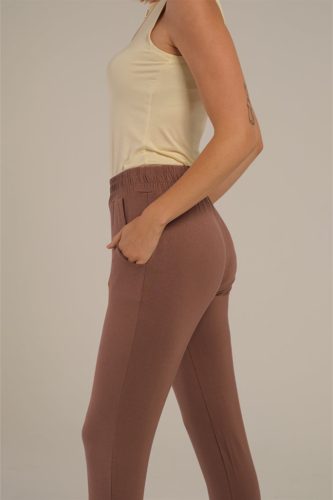 Peggy Bamboo Trouser - Mousse