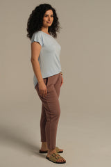 Peggy Bamboo Trouser - Mousse