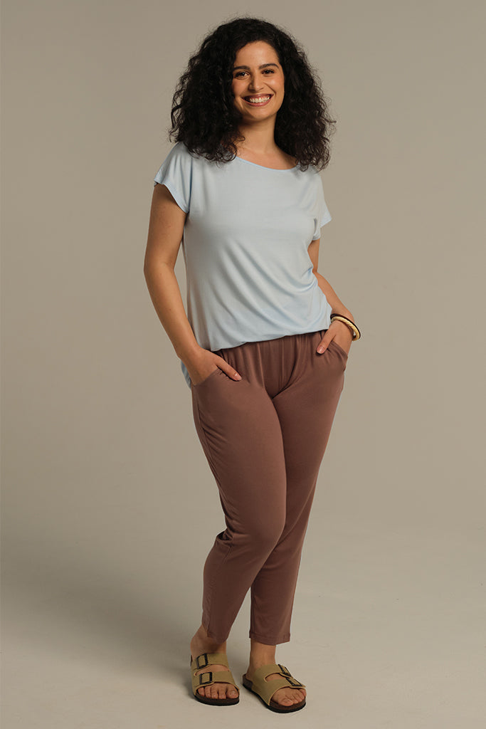 Peggy Bamboo Trouser - Mousse