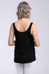 Relaxed Bamboo Singlet - Black