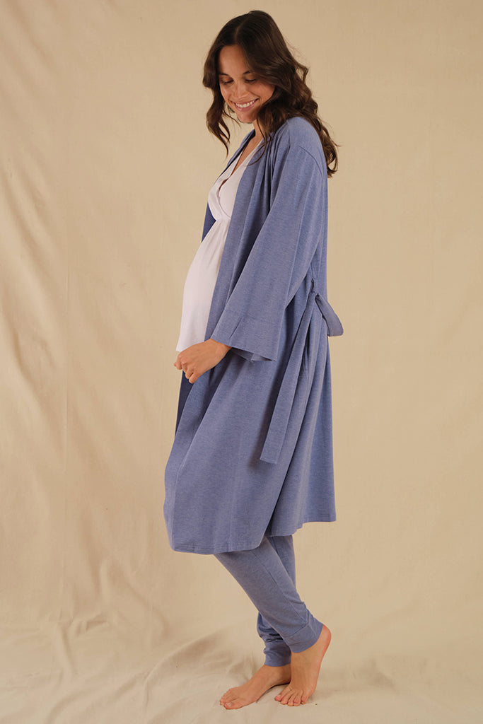 Sleepwear Maternity Robe - Lavender