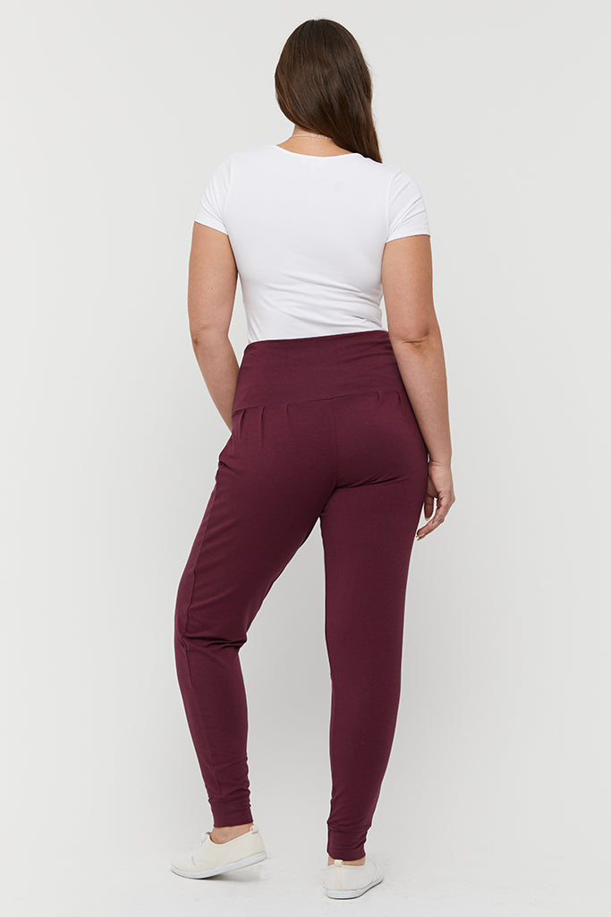 Slouch Pants - Burgundy