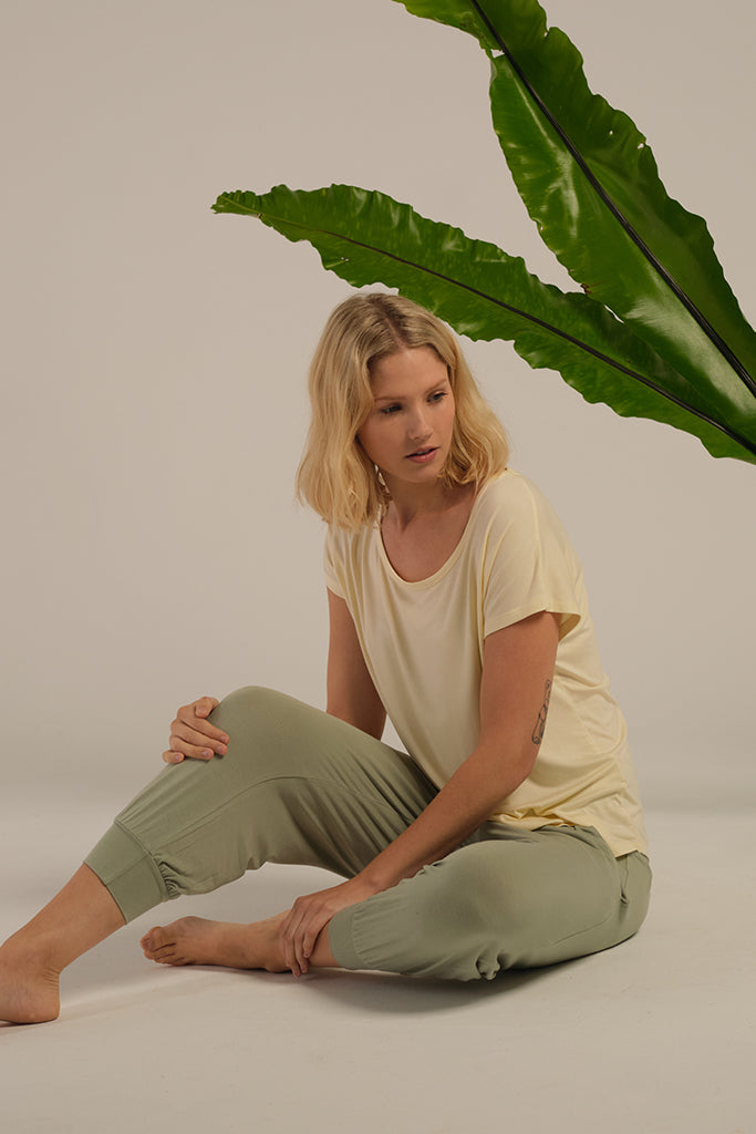 Summer Slouch Pant - Sage