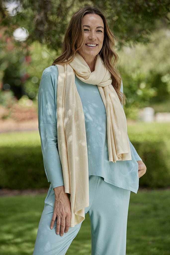 Terry Relax Boatneck - Aquamarine