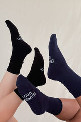 Thick Bamboo Socks 2 Pack - Black