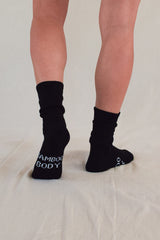 Thick Bamboo Socks 2 Pack - Black