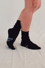 Thick Bamboo Socks 2 Pack - Black