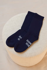 Thick Bamboo Socks 2 Pack - Navy