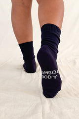 Thick Bamboo Socks 2 Pack - Navy