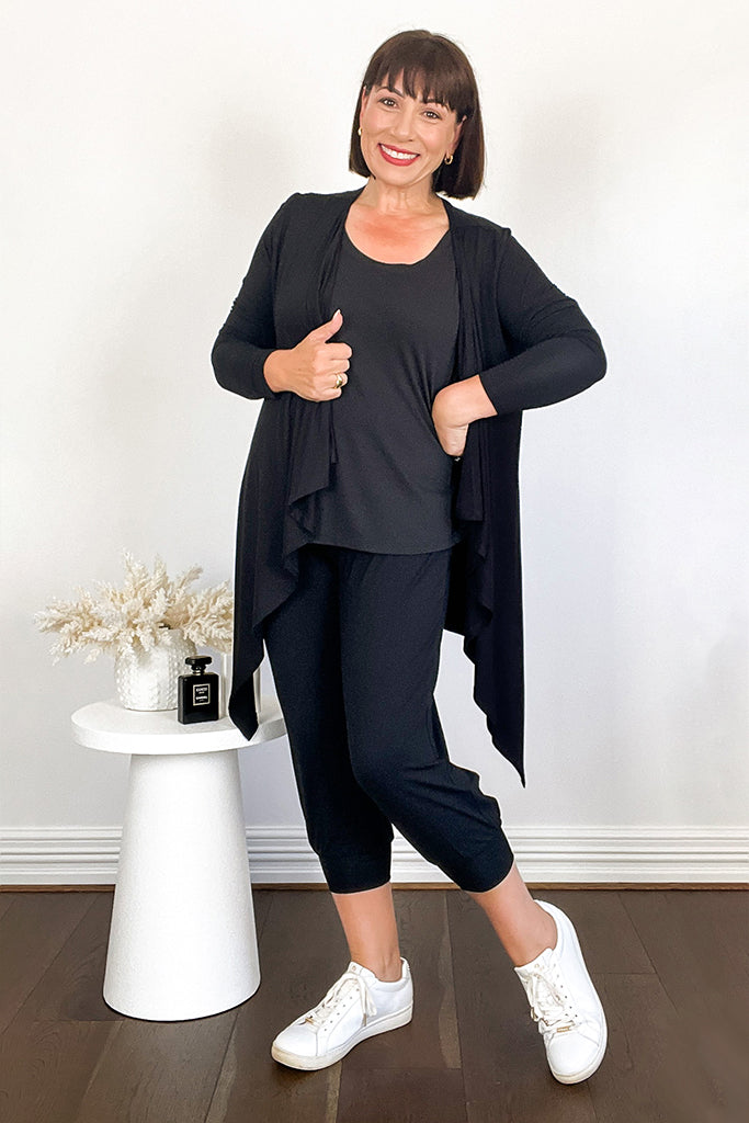 Summer Slouch Pant - Black