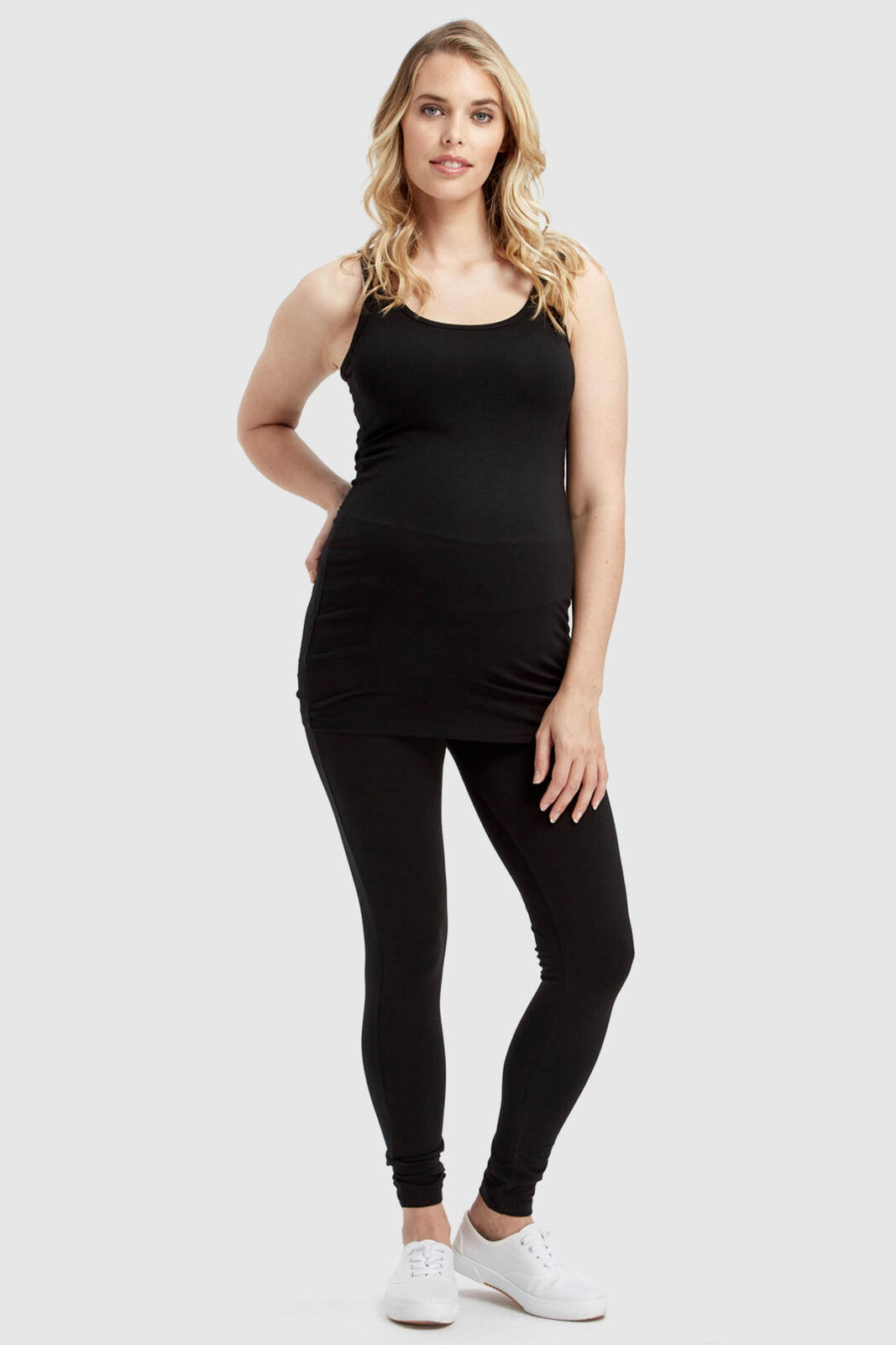 Soft Maternity Leggings - Black