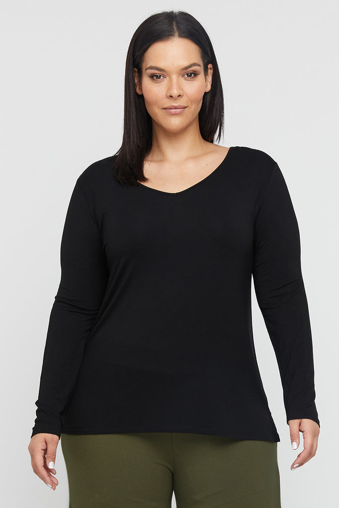 Monaco Top - Black | Bamboo Body